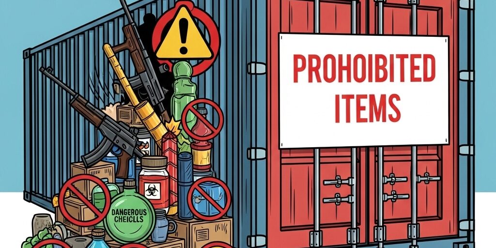 Prohibited shipping items