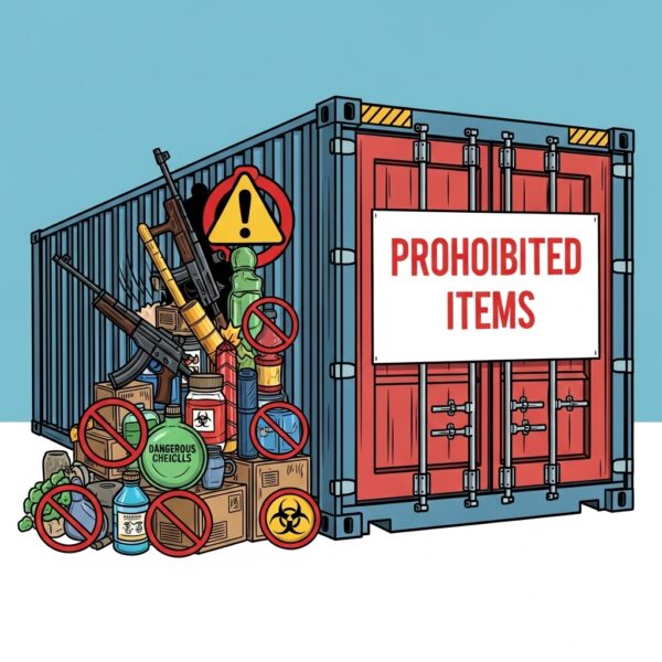 Prohibited shipping items